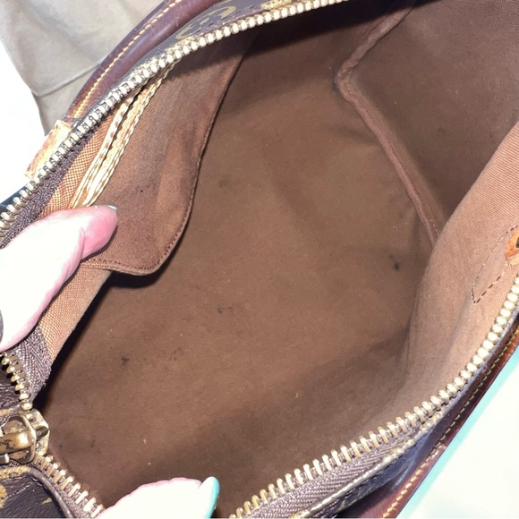 LOUIS VUITTON LV Monogram Speedy 30 Satchel Bag Vintage 1996 Authentic - Picture 8 of 16